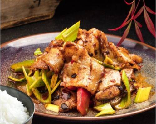 L3.Sichuan Style Sliced Pork withRice四川回锅肉饭